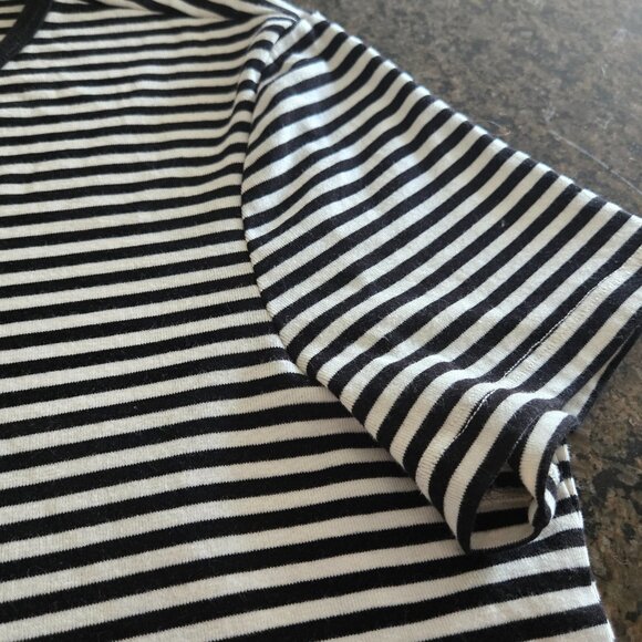 Lauren Ralph Lauren striped Tee, short sleeve, Black / Ivory L/G - Picture 5 of 5